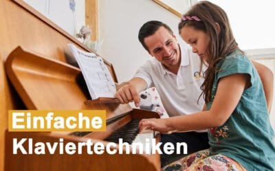 Einfache Klaviertechniken lernen für Anfänger:innen