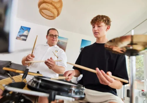 drums - 1 Orgelunterricht für Kinder im eigenen Zuhause