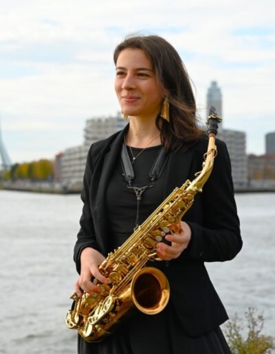 Martina Madini teaches saxophone in Rotterdam
